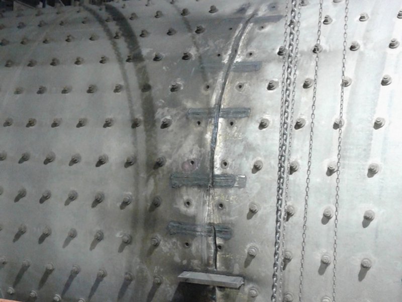 Svaření kulového mlýnu