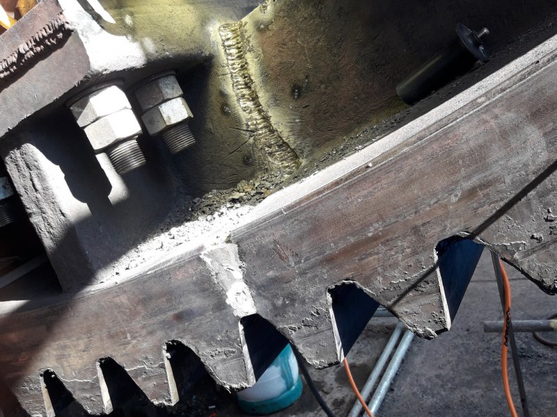 Svařování ozubeného věnce - ocelolitina - 1