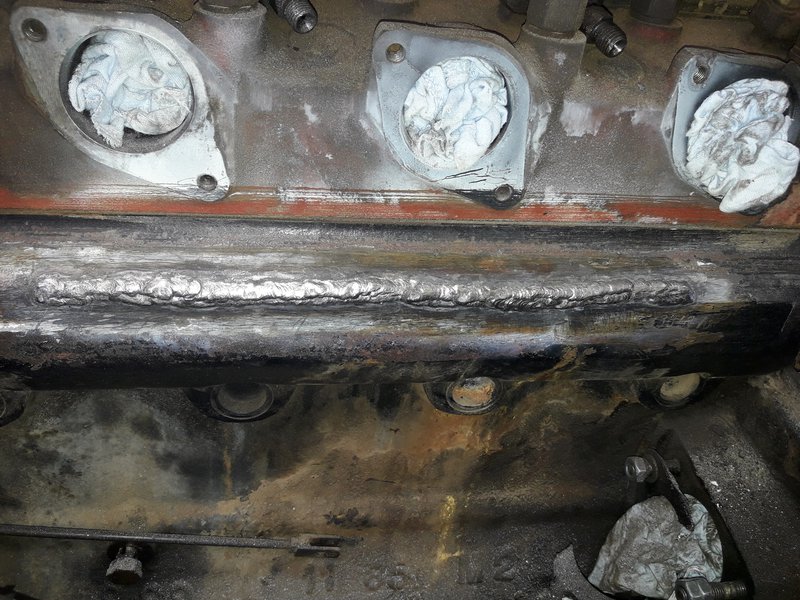 Svaření bloku motoru - motor zetor 2