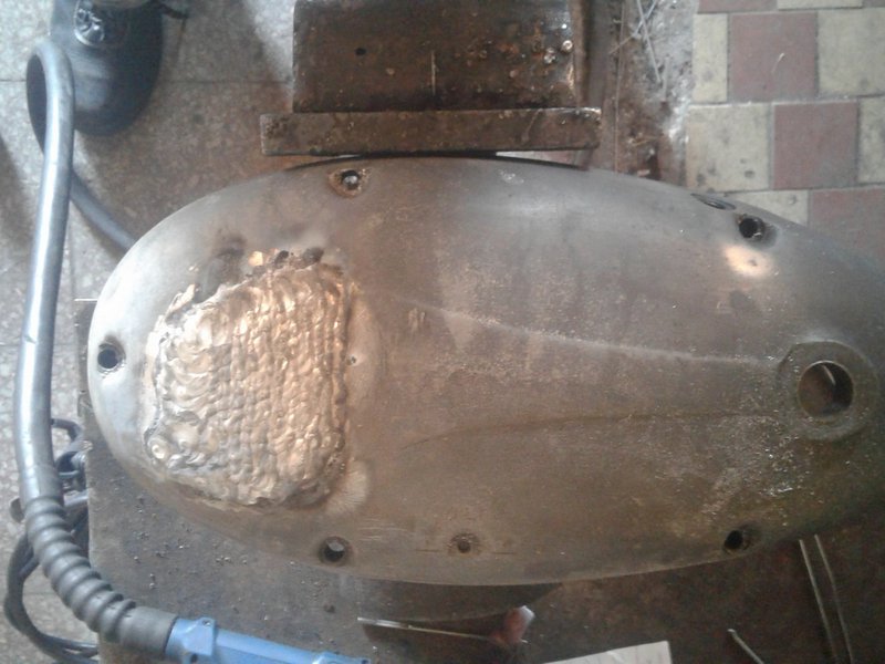 Svaření hořčíkové slitiny JAWA OHW 350 - 1