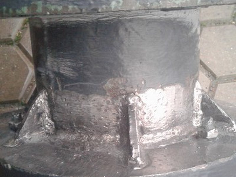 Svaření litinového náboje