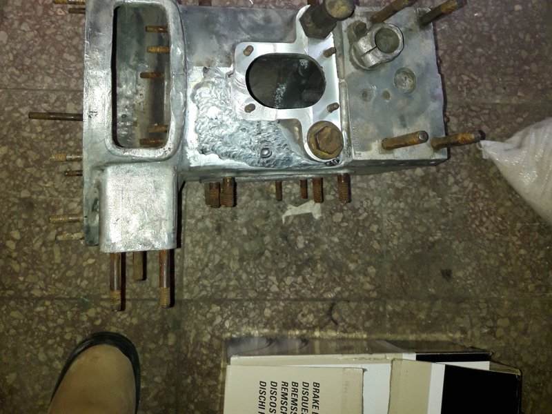 Svaření bloku motoru u veterána aero