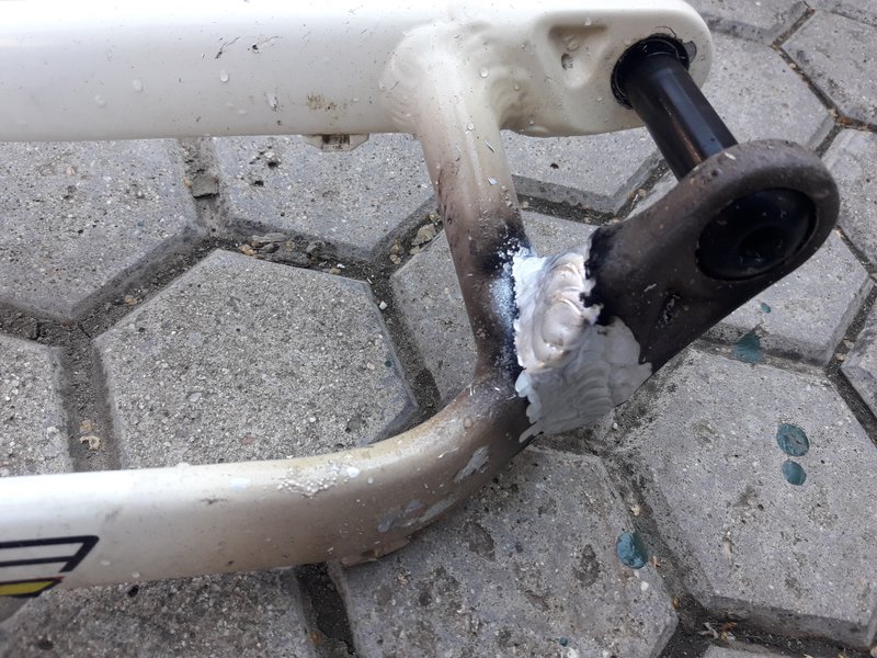 Svaření hliníkového rámu kola