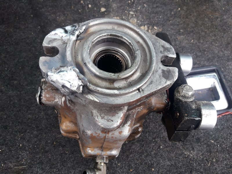 Svaření hliníkové části olejového čerpadla