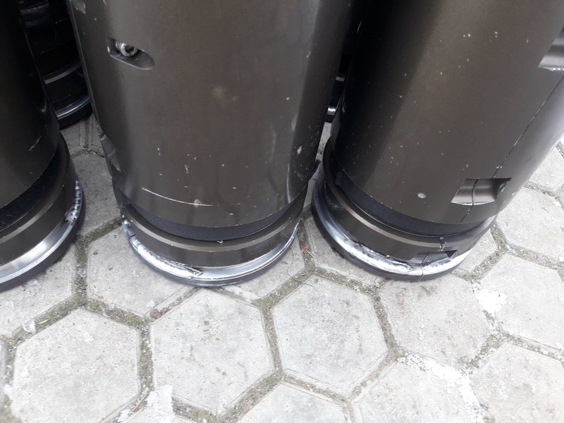 Vyvaření upínacích ploch u forem na pet láhve