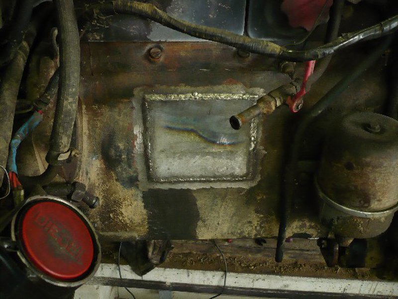 Opravený litinový blok motoru