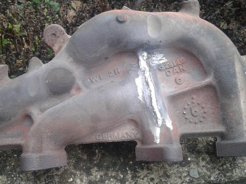 Svařování litinového výfuku&nbsp;