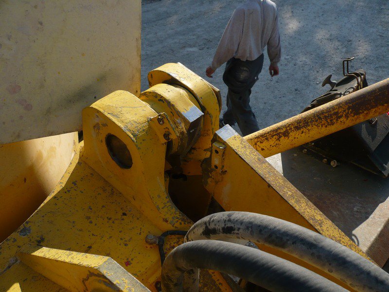 Pevnostní svaření ramena nakladače