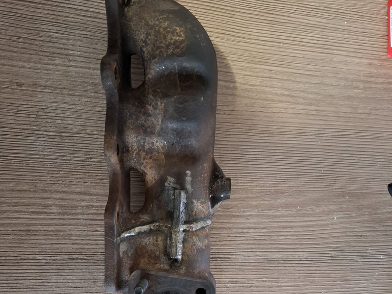 Svařený přerovnaný litinový svod plus vyztužení