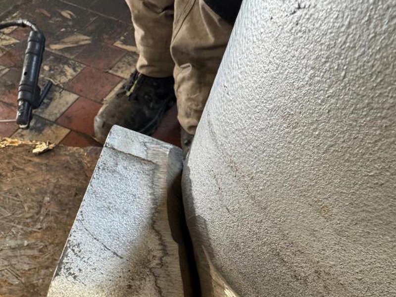 Svařování litinového dílu