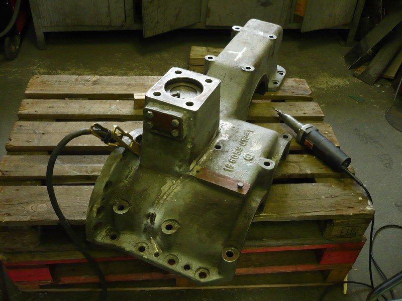 Oprava litinové převodovky